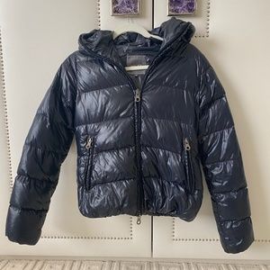 Navy Duvetica Puffer Jacket